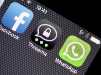 Facebook, WhatsApp, Threema