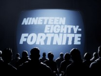 A scene from the 'Nineteen Eighty-Fortnite' short released by popular video game 'Fortnite' maker Epic Games